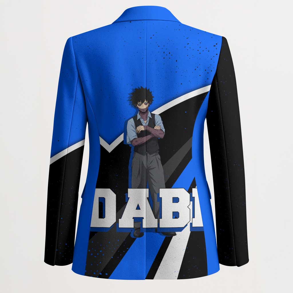 Dabi My Hero Academia Blazer Anime Grunge Splatter Graphic Style
