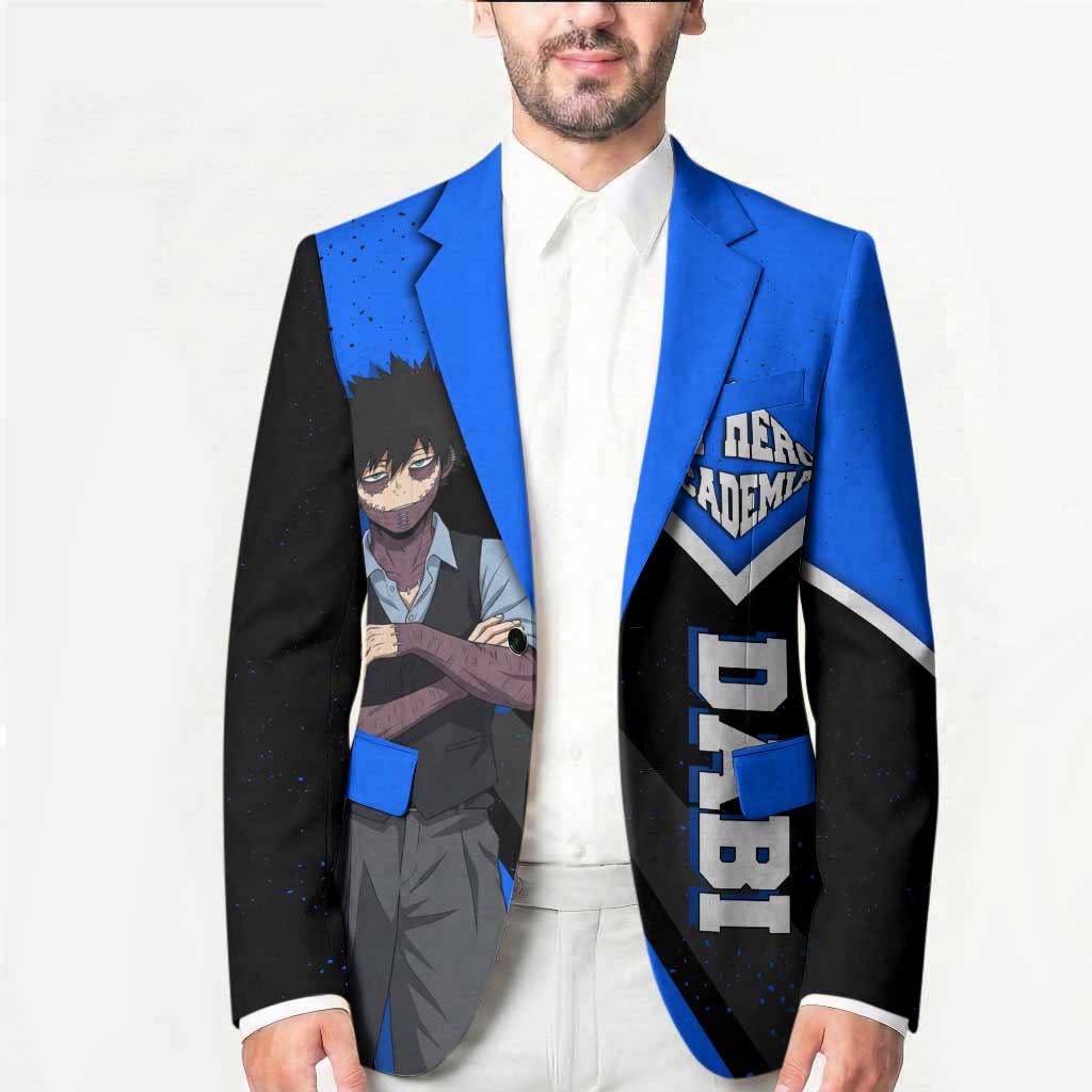 Dabi My Hero Academia Blazer Anime Grunge Splatter Graphic Style