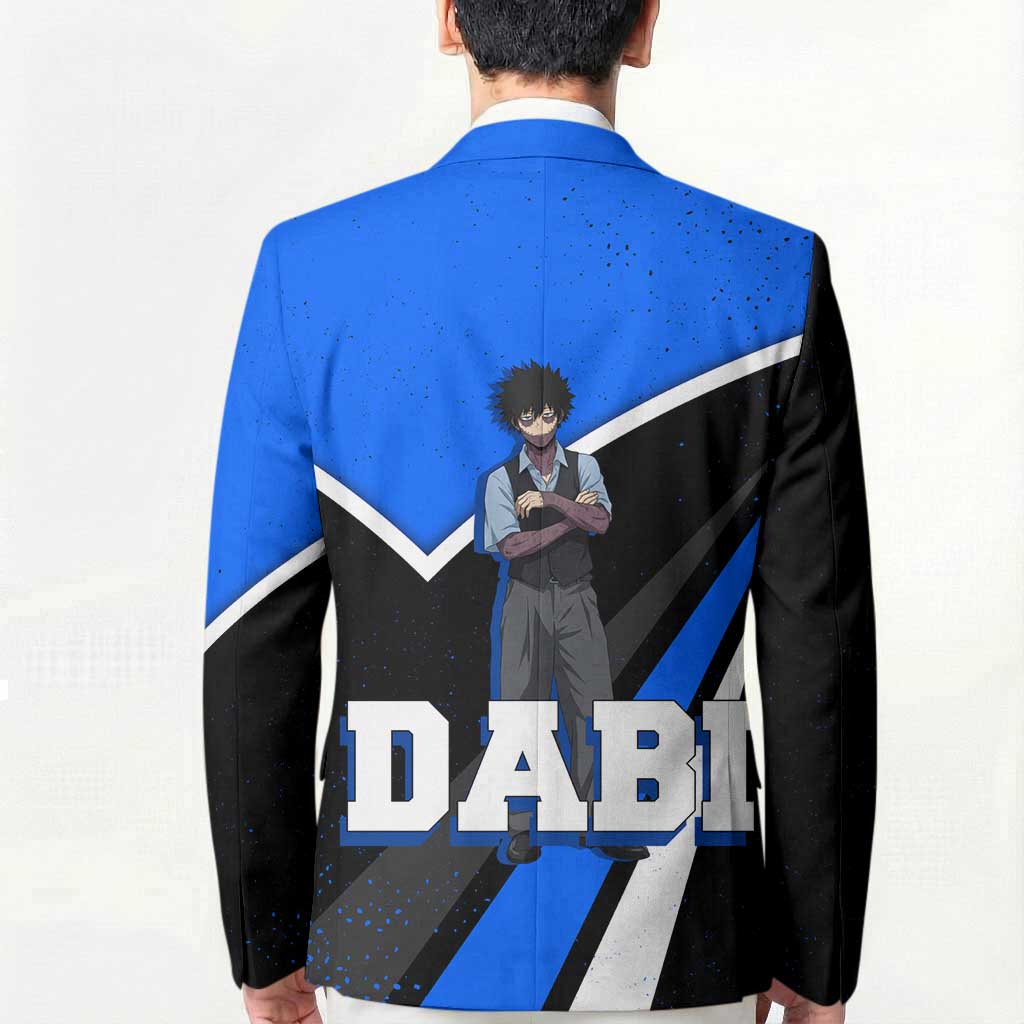 Dabi My Hero Academia Blazer Anime Grunge Splatter Graphic Style