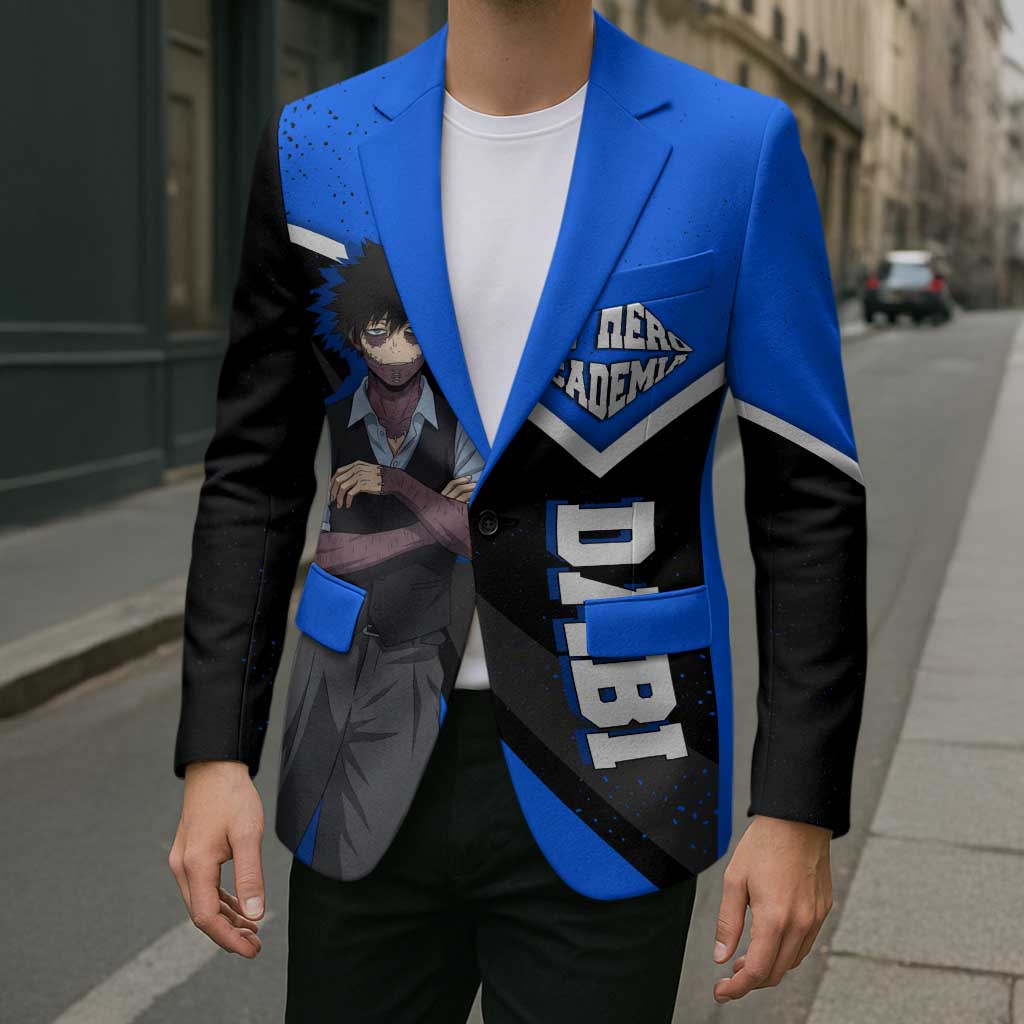 Dabi My Hero Academia Blazer Anime Grunge Splatter Graphic Style