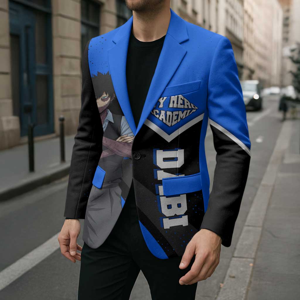 Dabi My Hero Academia Blazer Anime Grunge Splatter Graphic Style