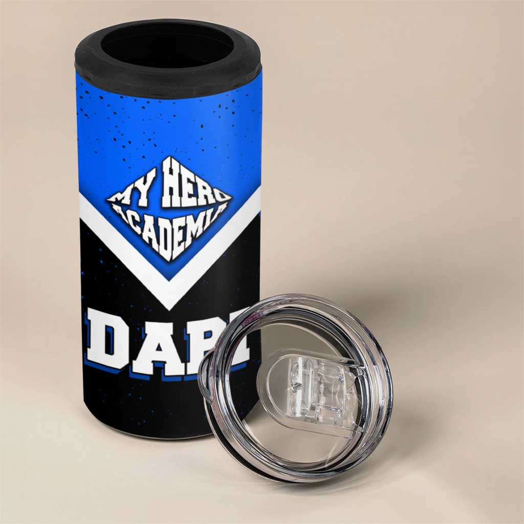Dabi My Hero Academia 4 in 1 Can Cooler Tumbler Anime Grunge Splatter Graphic Style