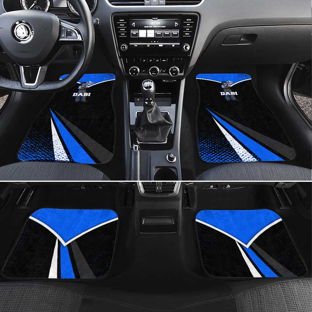 Dabi My Hero Academia Car Mats Anime Grunge Splatter Graphic Style