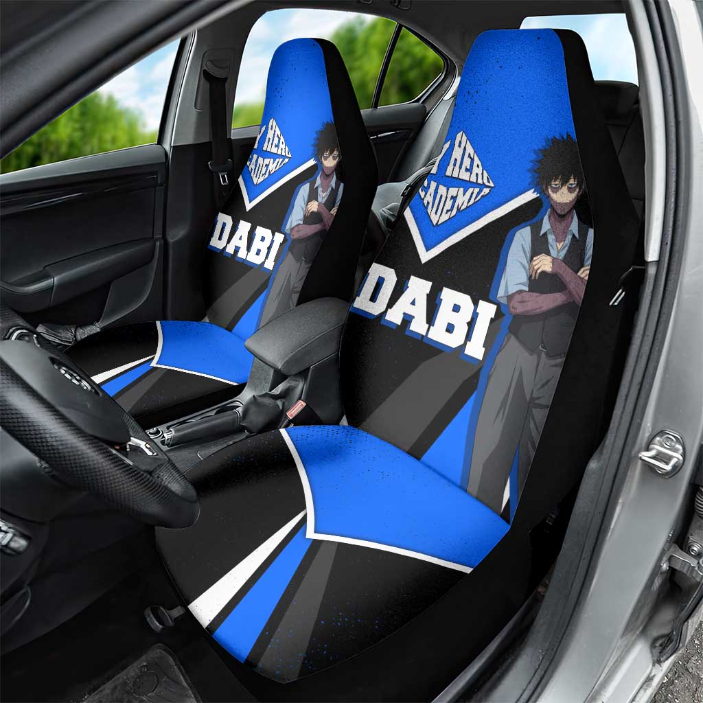 Dabi My Hero Academia Car Seat Cover Anime Grunge Splatter Graphic Style