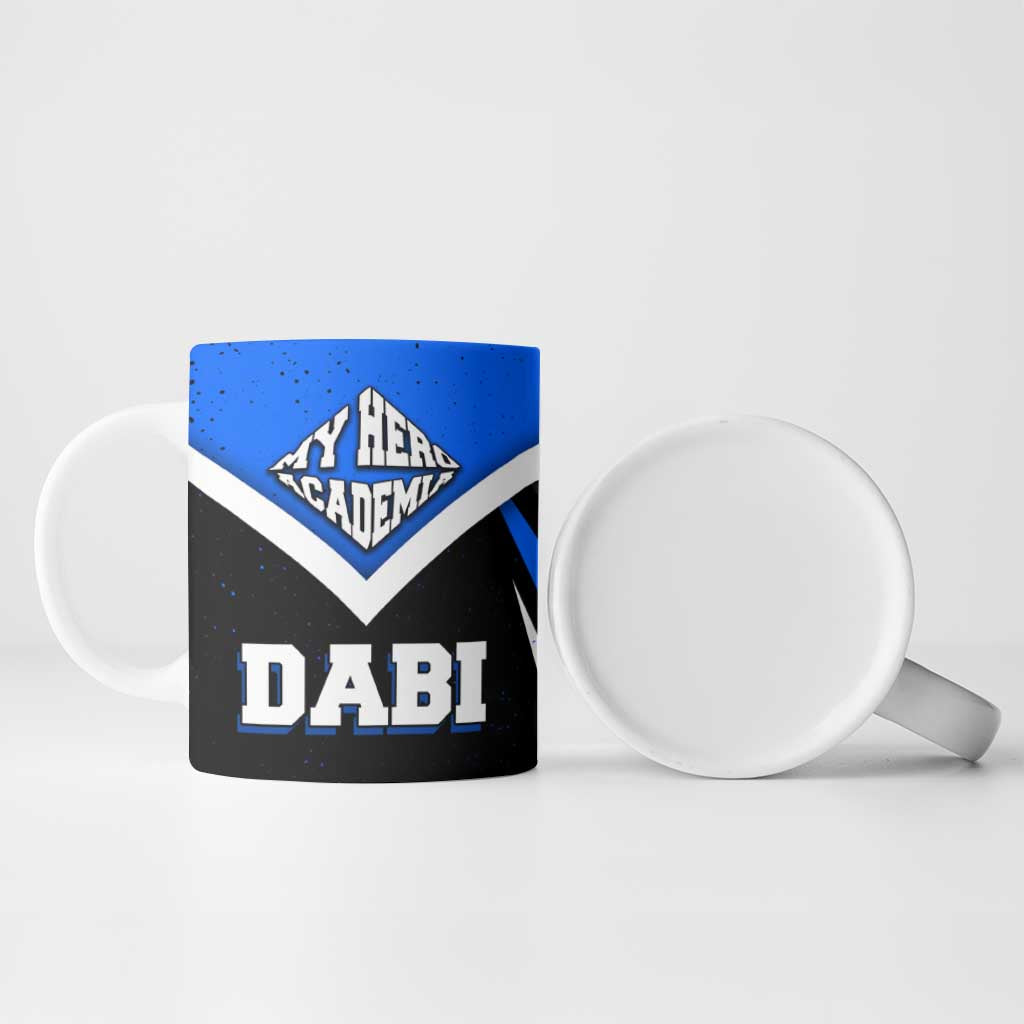 Dabi My Hero Academia Ceramic Mug Anime Grunge Splatter Graphic Style