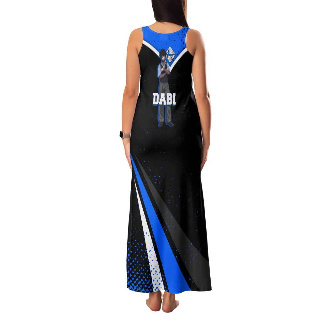 Dabi My Hero Academia Family Matching Tank Maxi Dress and Hawaiian Shirt Anime Grunge Splatter Graphic Style