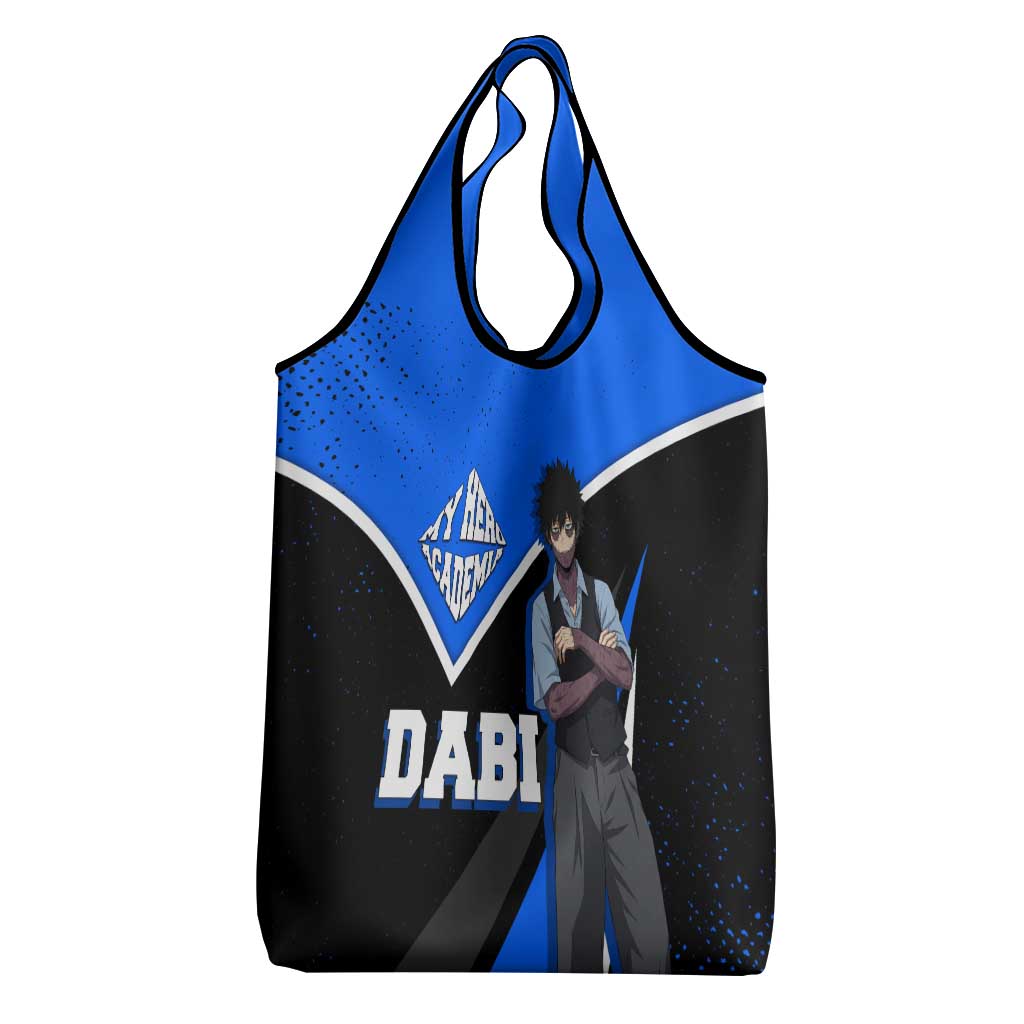 Dabi My Hero Academia Grocery Bag Anime Grunge Splatter Graphic Style