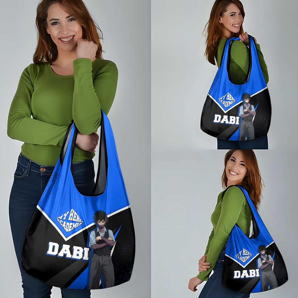 Dabi My Hero Academia Grocery Bag Anime Grunge Splatter Graphic Style