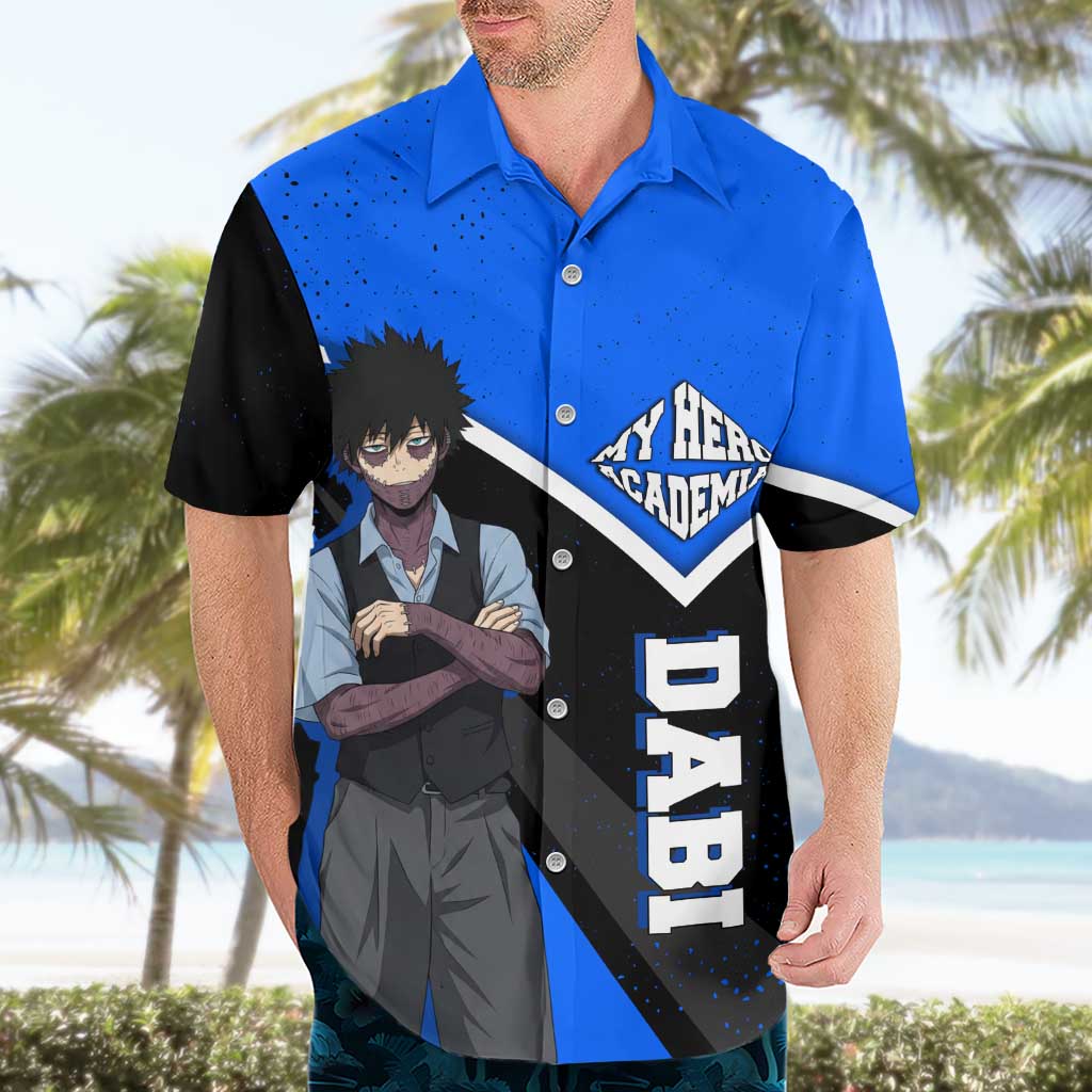 Dabi My Hero Academia Hawaiian Shirt Anime Grunge Splatter Graphic Style