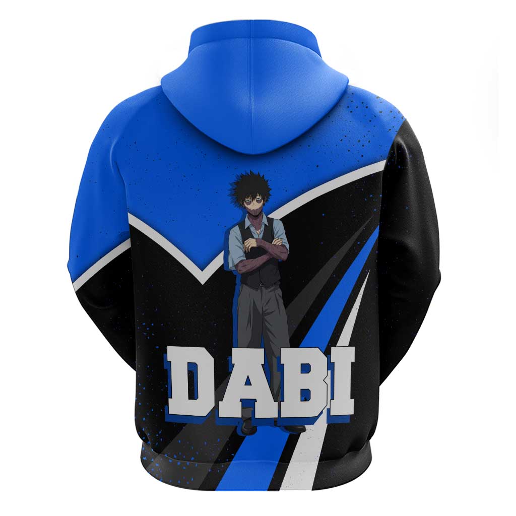 Dabi My Hero Academia Hoodie Anime Grunge Splatter Graphic Style