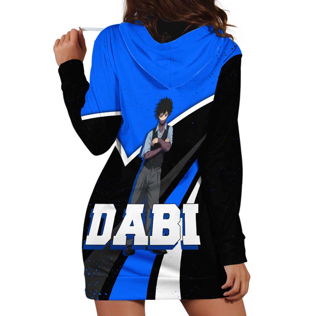 Dabi My Hero Academia Hoodie Dress Anime Grunge Splatter Graphic Style