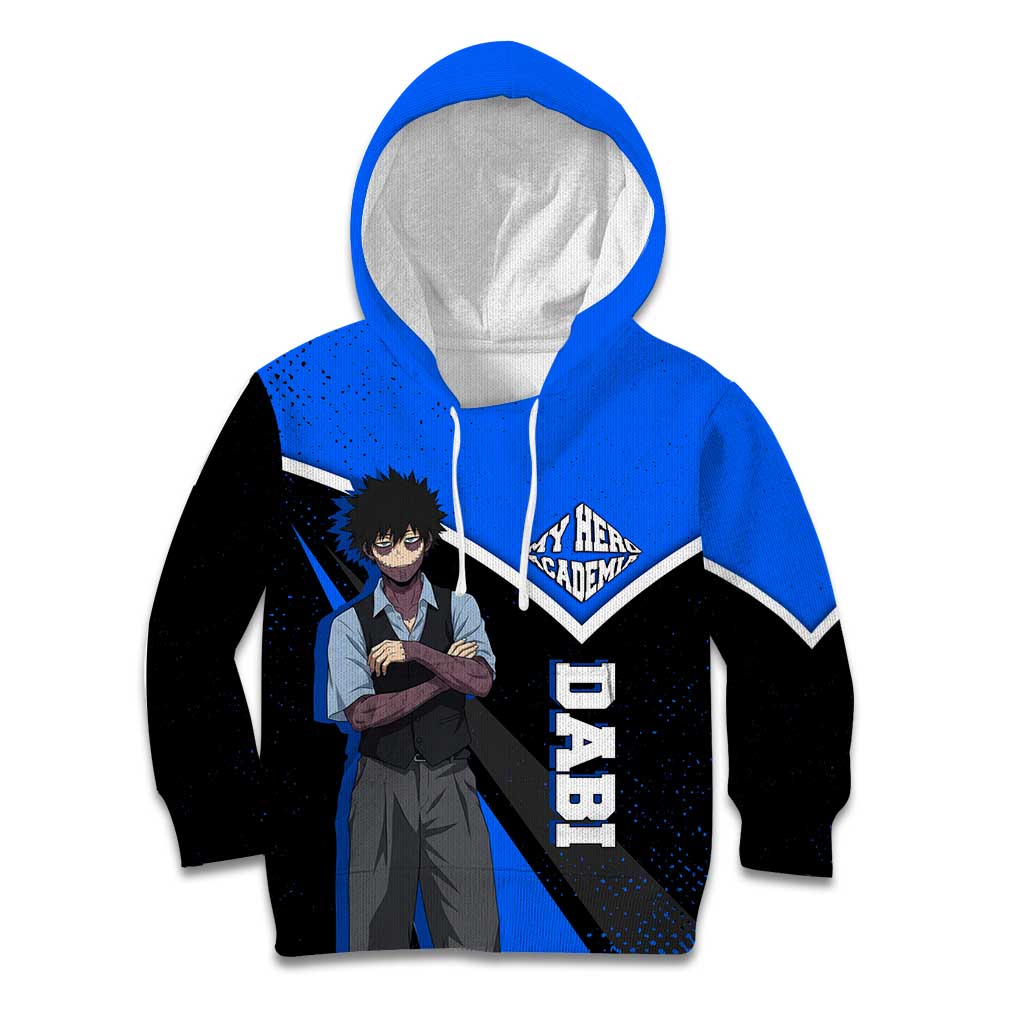 Dabi My Hero Academia Kid Hoodie Anime Grunge Splatter Graphic Style