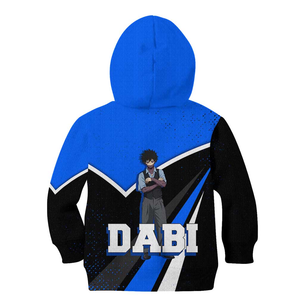 Dabi My Hero Academia Kid Hoodie Anime Grunge Splatter Graphic Style