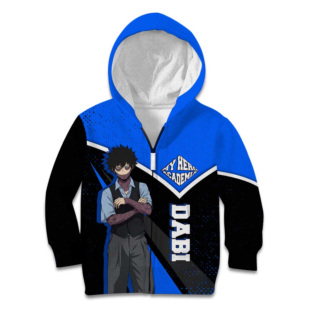 Dabi My Hero Academia Kid Hoodie Anime Grunge Splatter Graphic Style