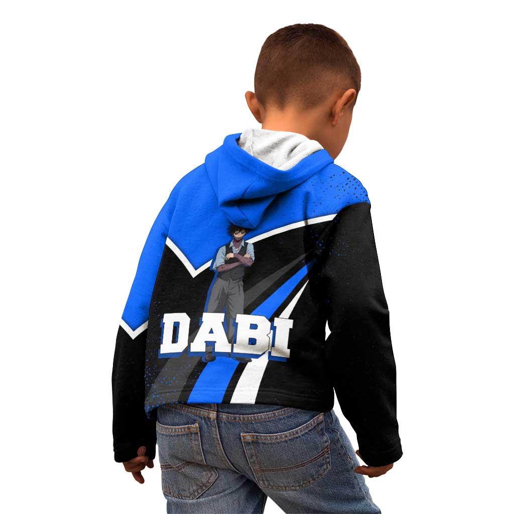 Dabi My Hero Academia Kid Hoodie Anime Grunge Splatter Graphic Style