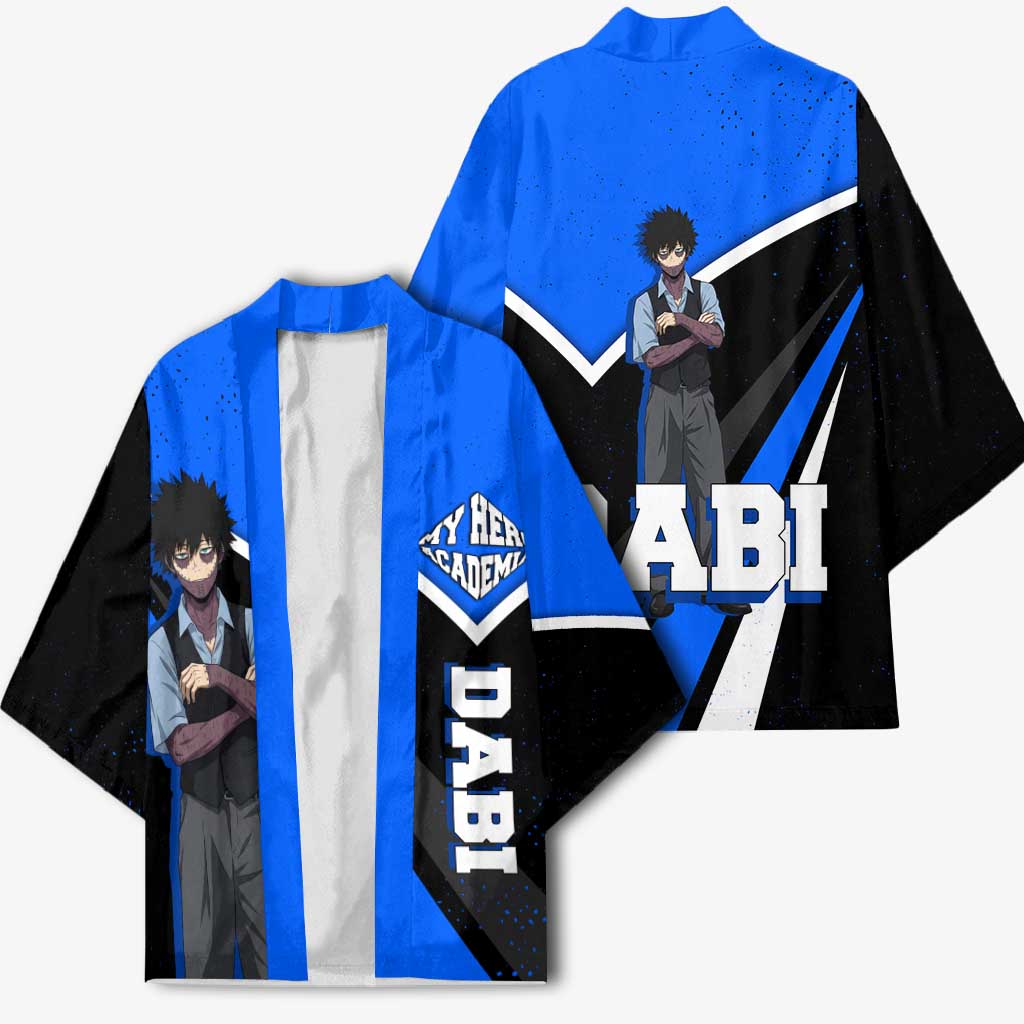 Dabi My Hero Academia Kimono Anime Grunge Splatter Graphic Style