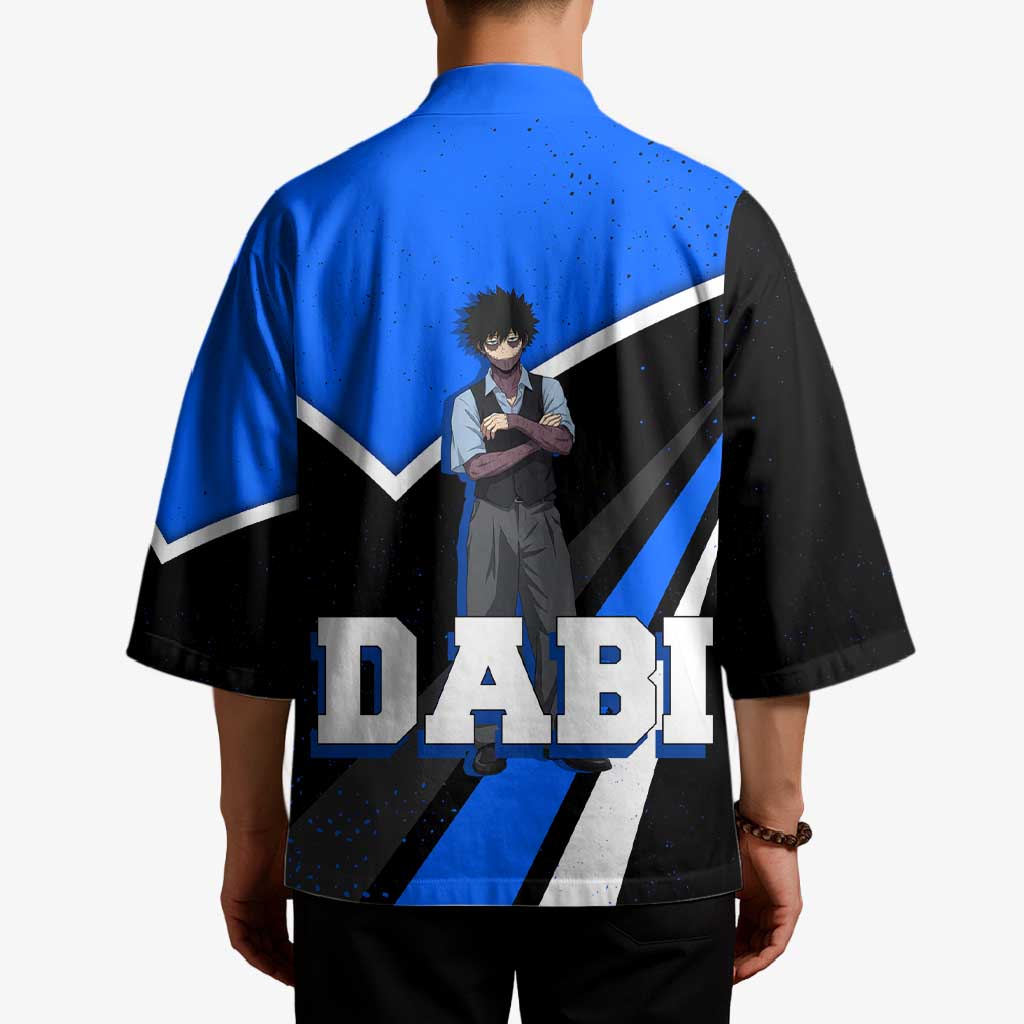 Dabi My Hero Academia Kimono Anime Grunge Splatter Graphic Style