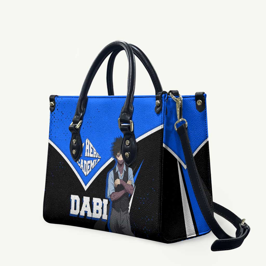 Dabi My Hero Academia Leather Bag Anime Grunge Splatter Graphic Style
