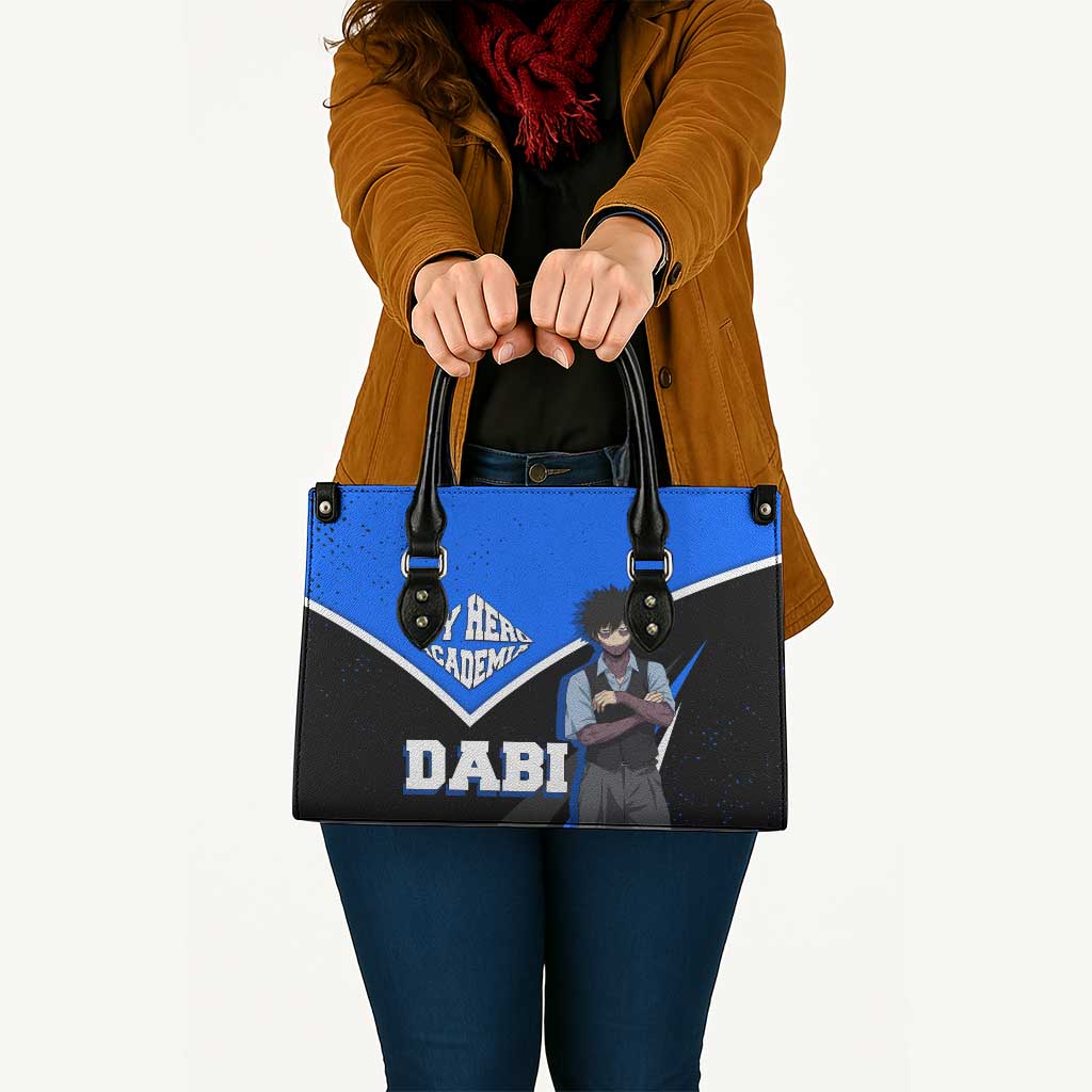 Dabi My Hero Academia Leather Bag Anime Grunge Splatter Graphic Style