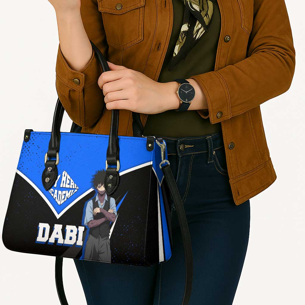 Dabi My Hero Academia Leather Bag Anime Grunge Splatter Graphic Style