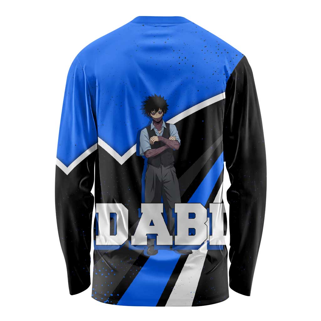 Dabi My Hero Academia Long Sleeve Shirt Anime Grunge Splatter Graphic Style