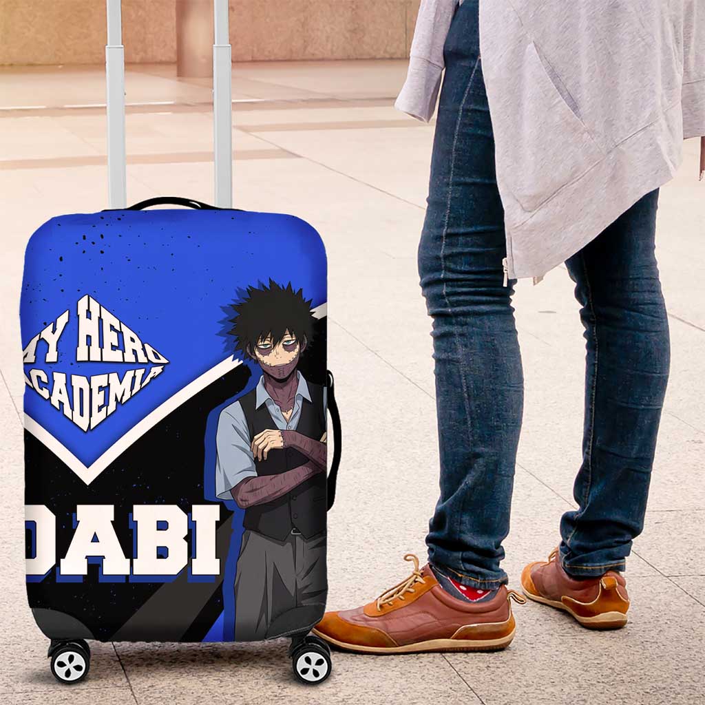Dabi My Hero Academia Luggage Cover Anime Grunge Splatter Graphic Style