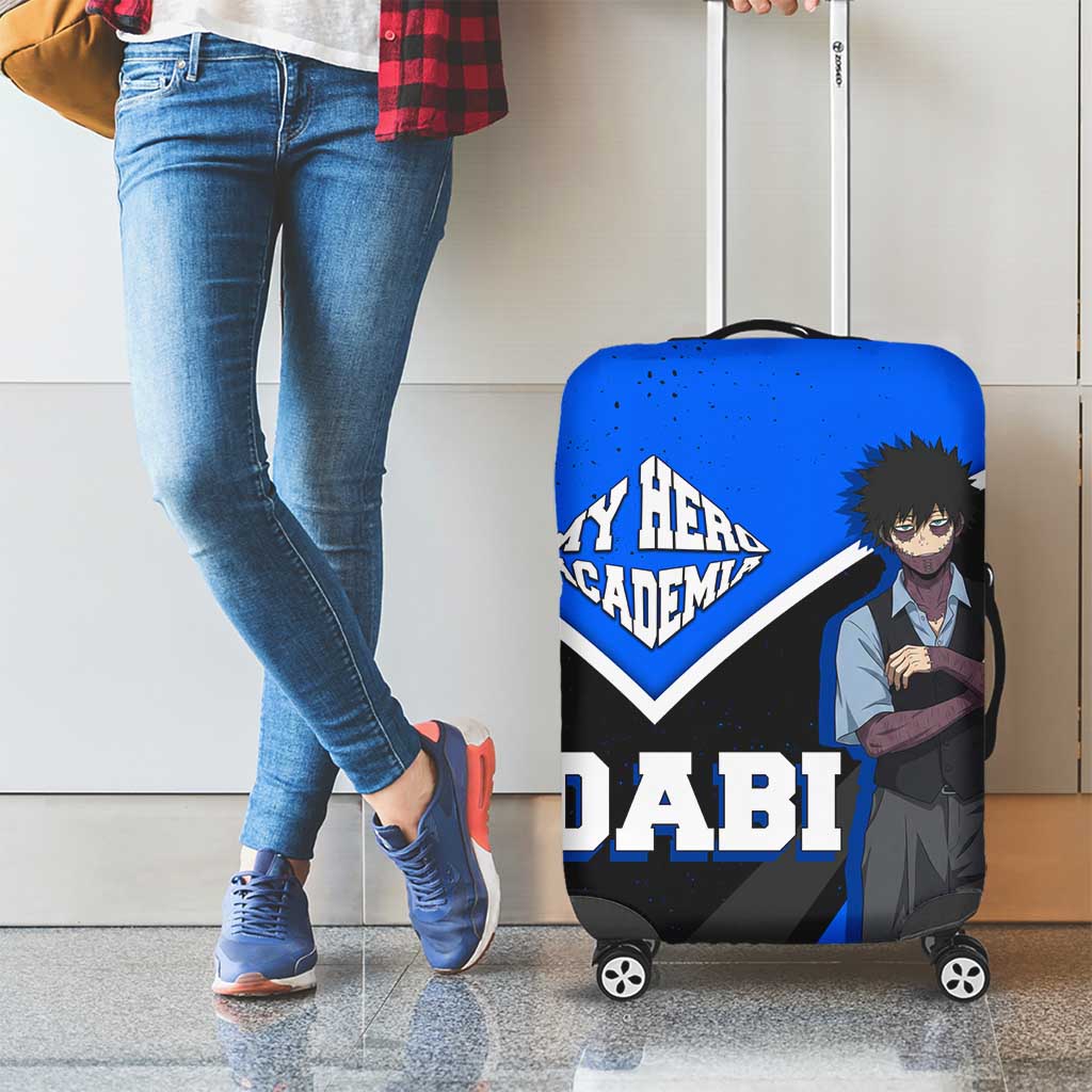 Dabi My Hero Academia Luggage Cover Anime Grunge Splatter Graphic Style