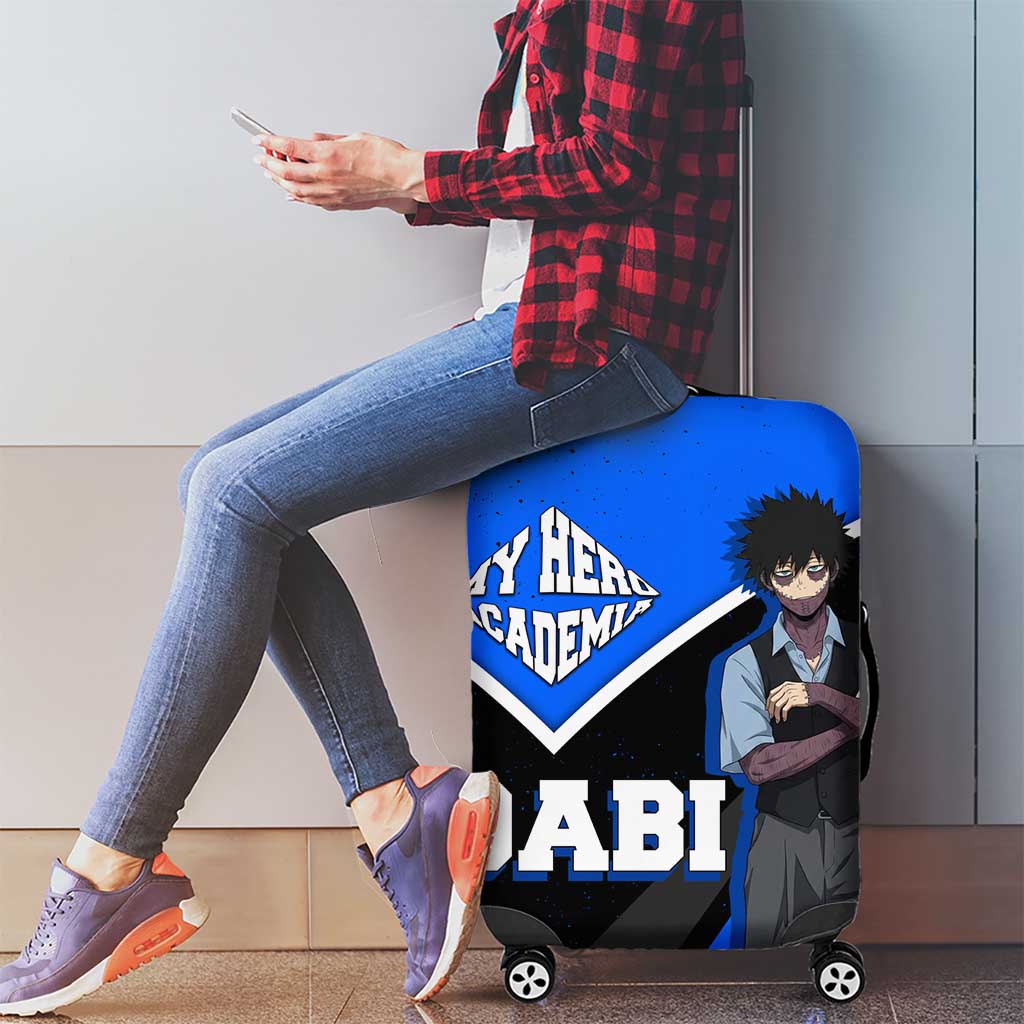 Dabi My Hero Academia Luggage Cover Anime Grunge Splatter Graphic Style