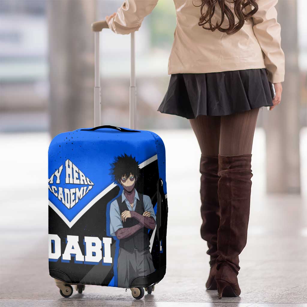 Dabi My Hero Academia Luggage Cover Anime Grunge Splatter Graphic Style