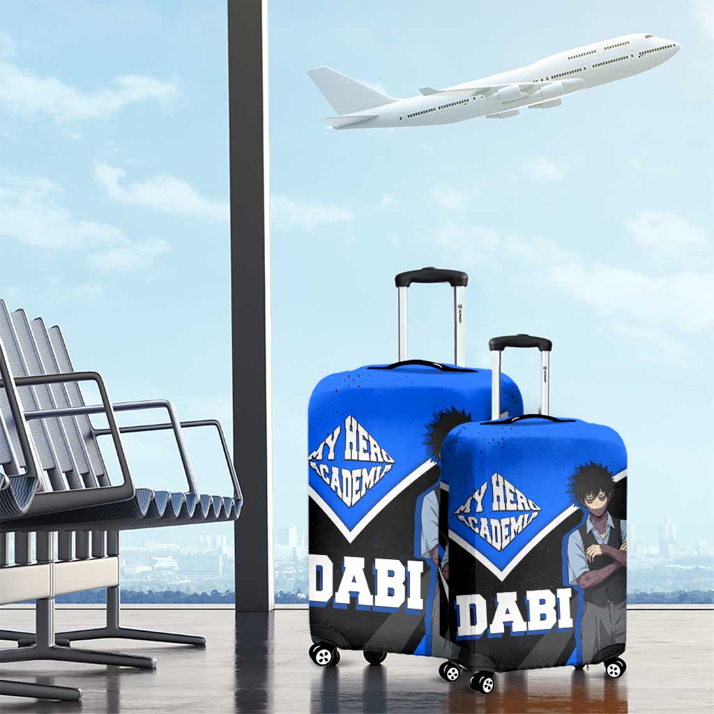 Dabi My Hero Academia Luggage Cover Anime Grunge Splatter Graphic Style
