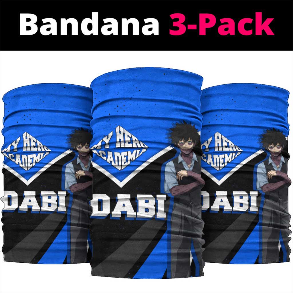 Dabi My Hero Academia Neck Gaiter Anime Grunge Splatter Graphic Style