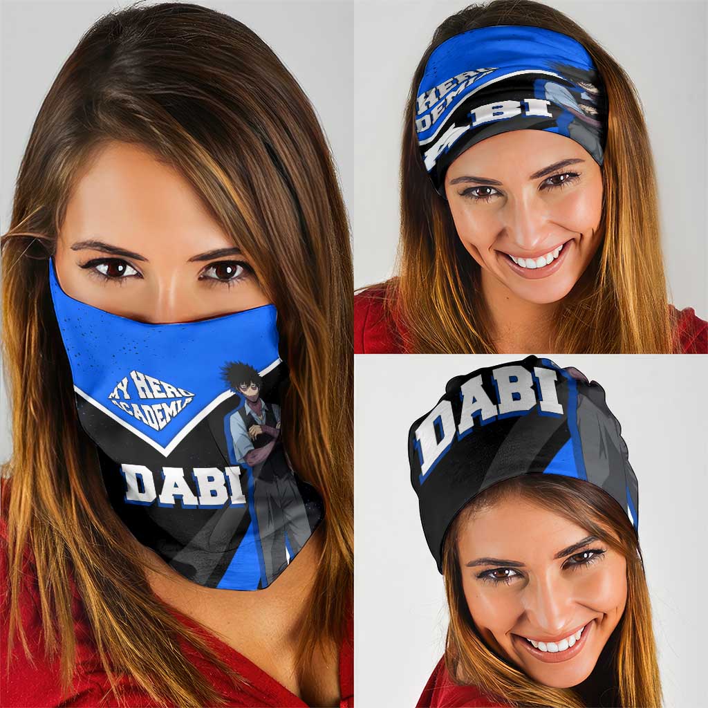 Dabi My Hero Academia Neck Gaiter Anime Grunge Splatter Graphic Style