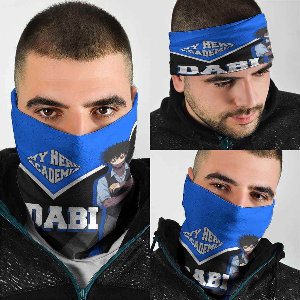 Dabi My Hero Academia Neck Gaiter Anime Grunge Splatter Graphic Style
