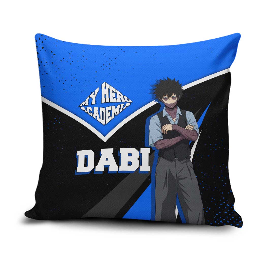 Dabi My Hero Academia Pillow Cover Anime Grunge Splatter Graphic Style