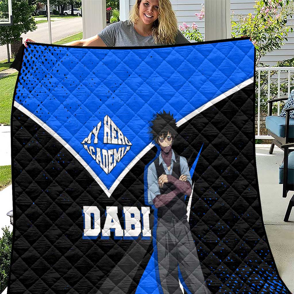 Dabi My Hero Academia Quilt Anime Grunge Splatter Graphic Style