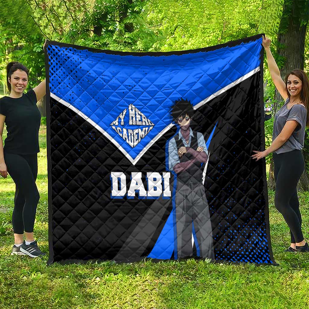 Dabi My Hero Academia Quilt Anime Grunge Splatter Graphic Style