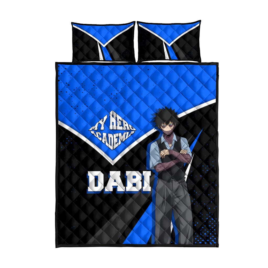 Dabi My Hero Academia Quilt Bed Set Anime Grunge Splatter Graphic Style