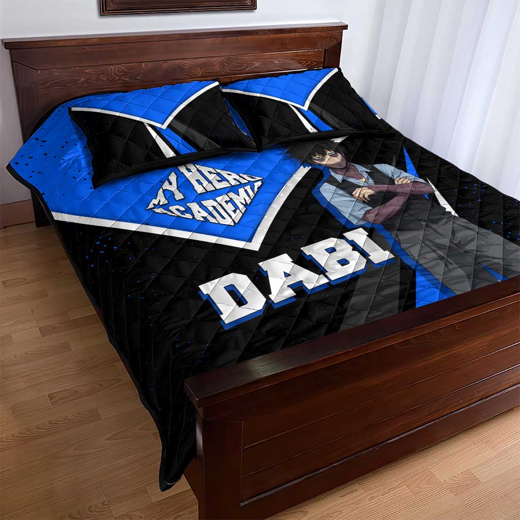 Dabi My Hero Academia Quilt Bed Set Anime Grunge Splatter Graphic Style