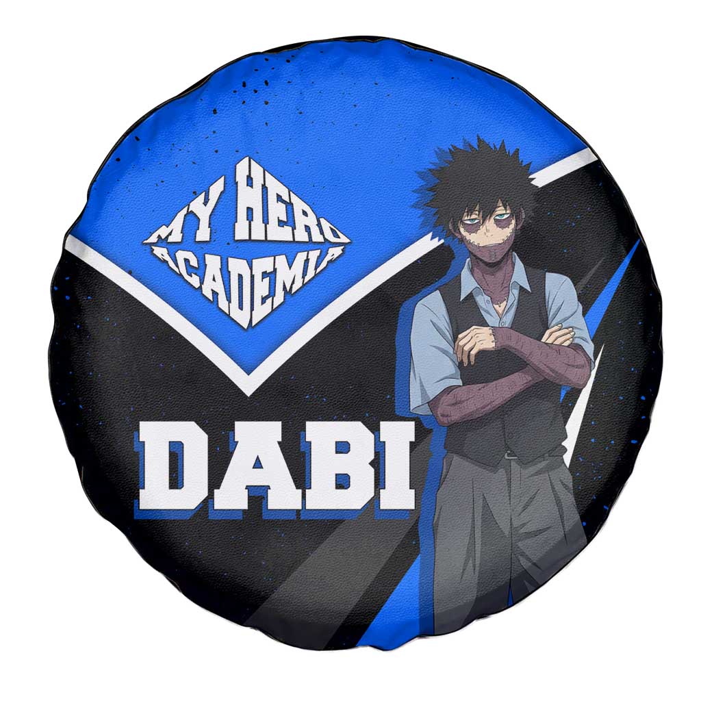Dabi My Hero Academia Spare Tire Cover Anime Grunge Splatter Graphic Style