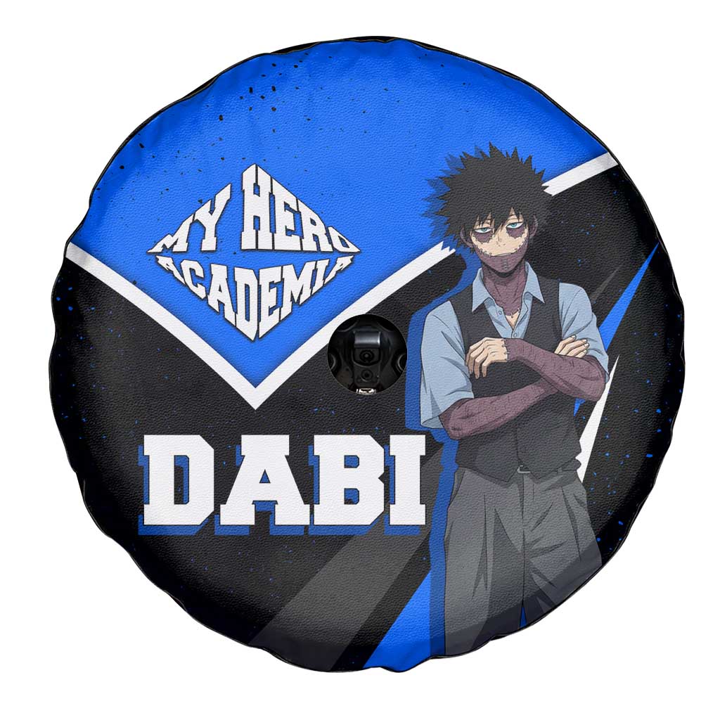 Dabi My Hero Academia Spare Tire Cover Anime Grunge Splatter Graphic Style