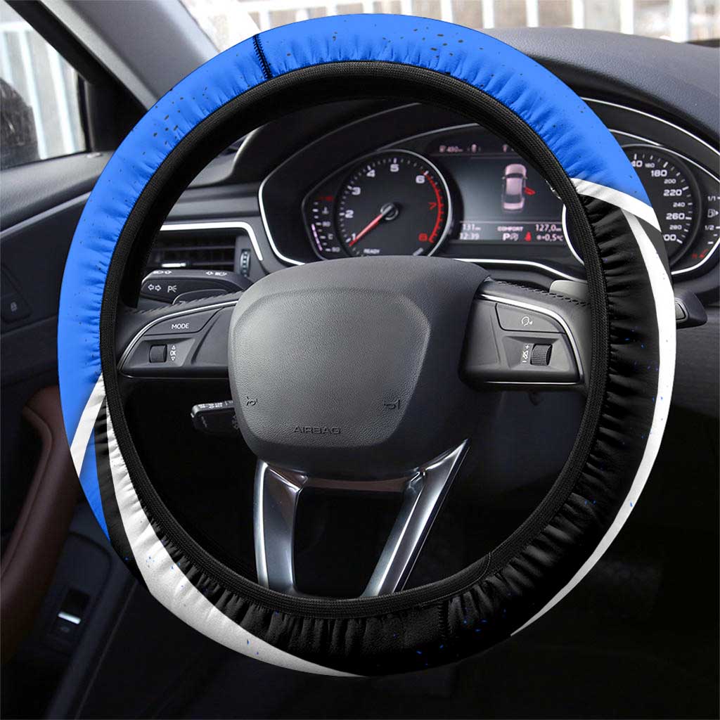 Dabi My Hero Academia Steering Wheel Cover Anime Grunge Splatter Graphic Style