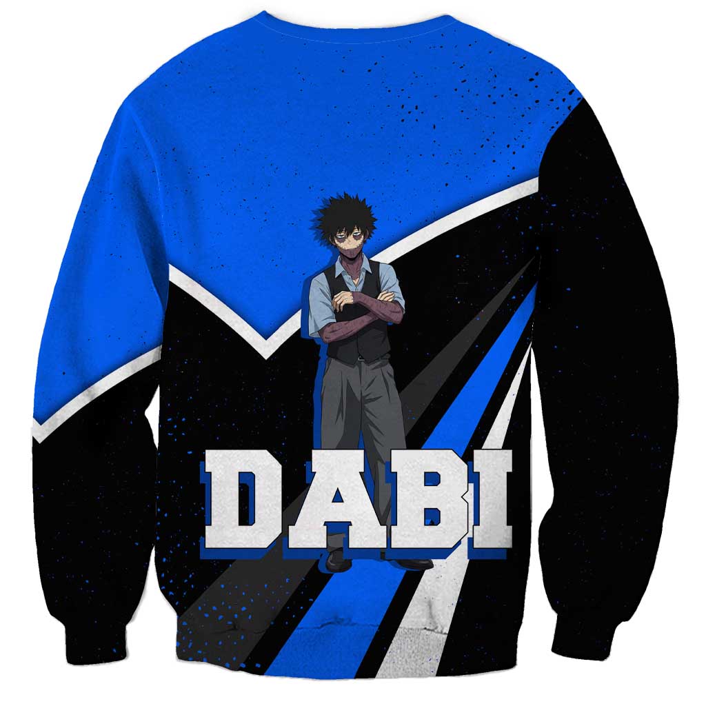 Dabi My Hero Academia Sweatshirt Anime Grunge Splatter Graphic Style