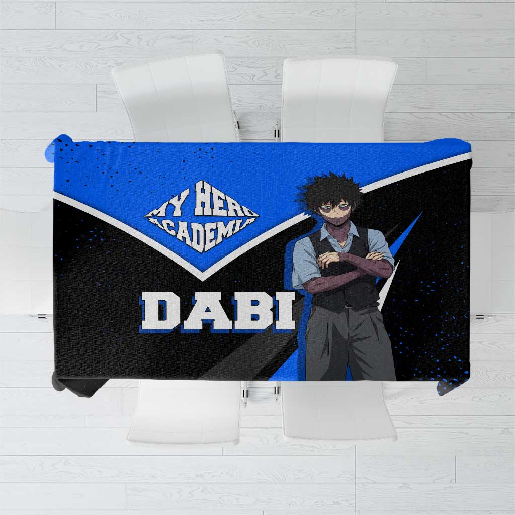 Dabi My Hero Academia Tablecloth Anime Grunge Splatter Graphic Style