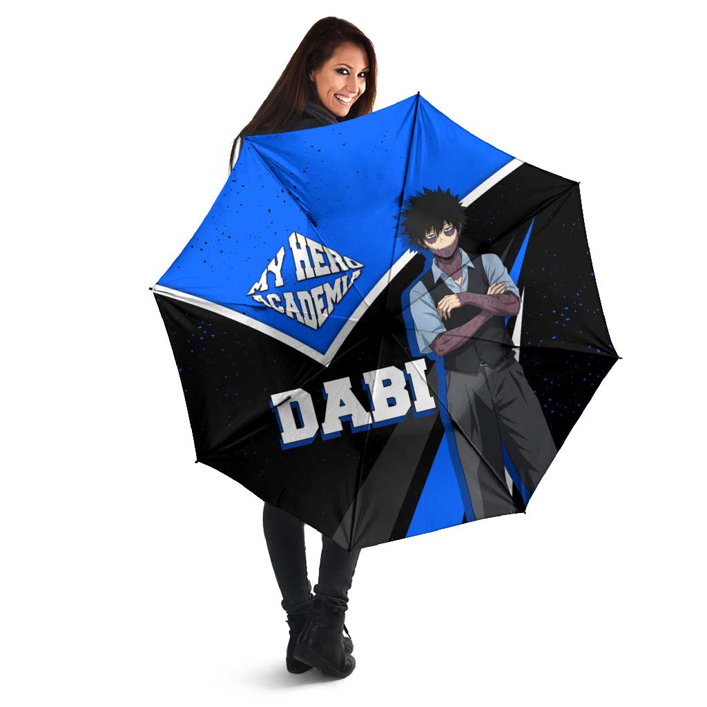 Dabi My Hero Academia Umbrella Anime Grunge Splatter Graphic Style