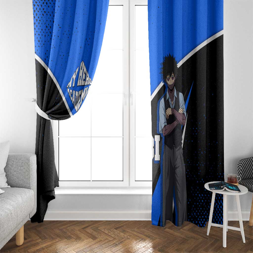 Dabi My Hero Academia Window Curtain Anime Grunge Splatter Graphic Style