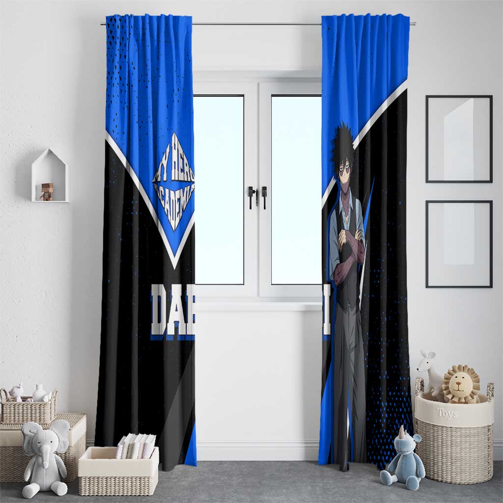 Dabi My Hero Academia Window Curtain Anime Grunge Splatter Graphic Style