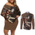 Mikasa Ackerman Couples Matching Off Shoulder Short Dress and Long Sleeve Button Shirt Attack On Tittan