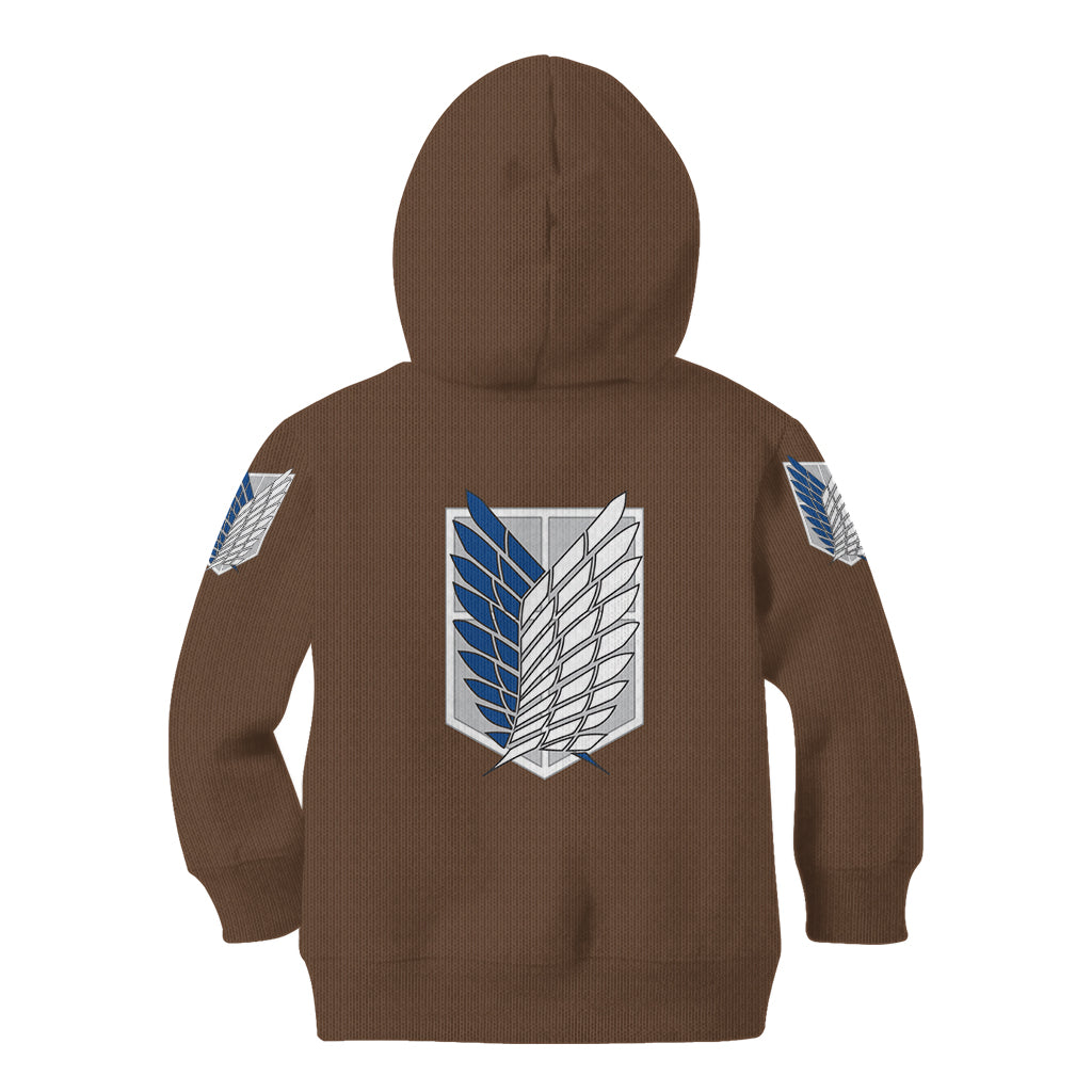Mikasa Ackerman Kid Hoodie Attack On Tittan