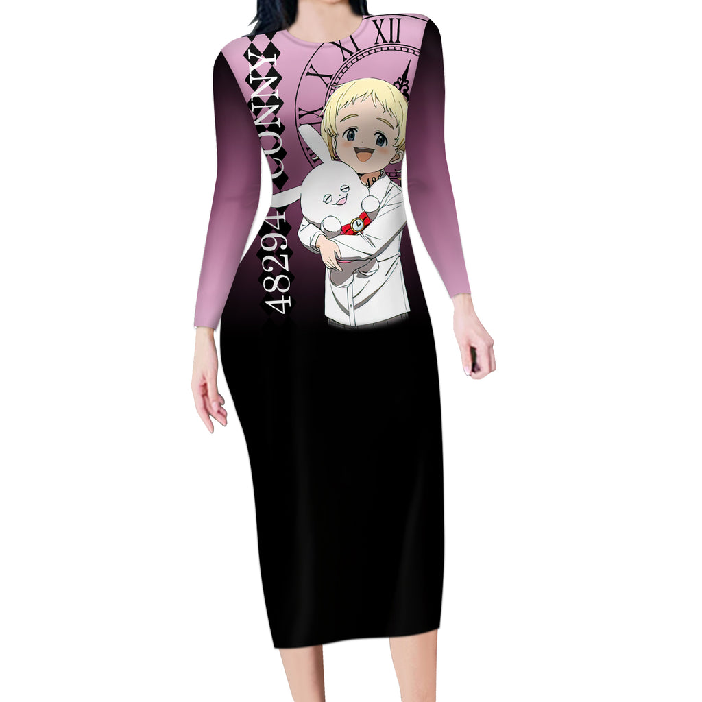 Conny Long Sleeve Bodycon Dress The Promised Neverland