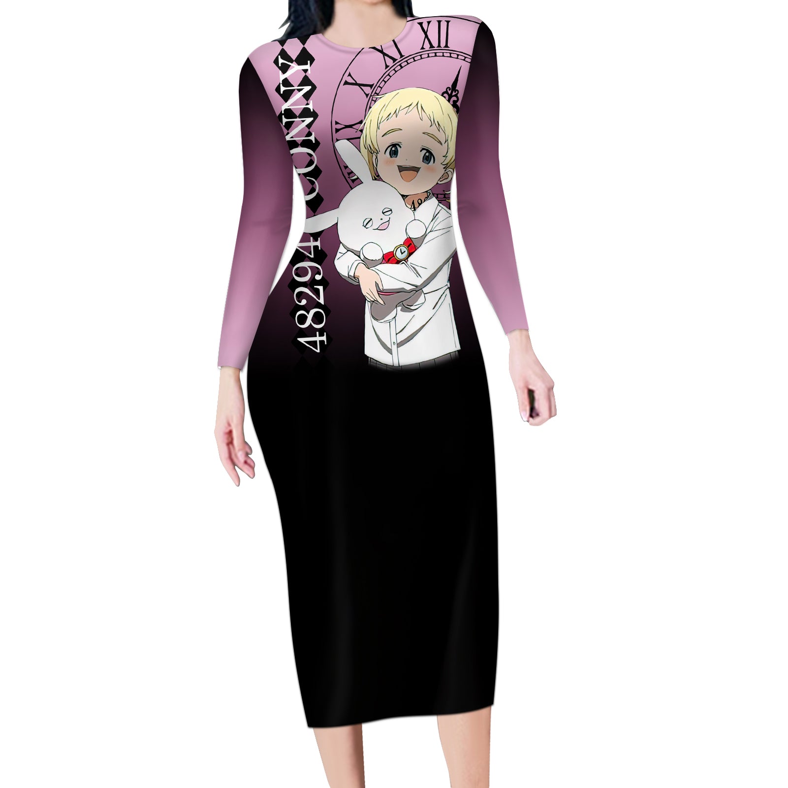 Conny Long Sleeve Bodycon Dress The Promised Neverland